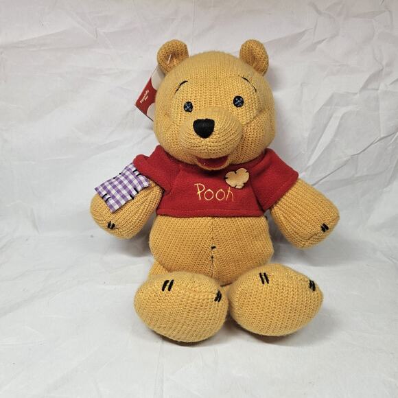 Disney Other - Disney Store Winnie The Pooh Exclusive Authentic Original 12” Crochet Stuffed